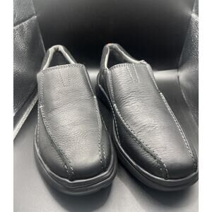 Clark’s Men’s Black Leather Cordell Step Slip-on Size 8 1/2 M New Without Box